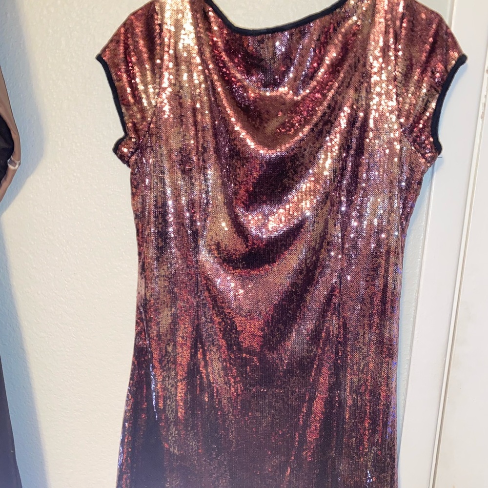 Shimmering sequins dress